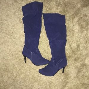 Blue Suede Boots